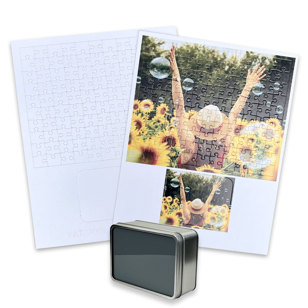 Custom 8x10 Puzzle Print - 110 Piece w/Metal Tin