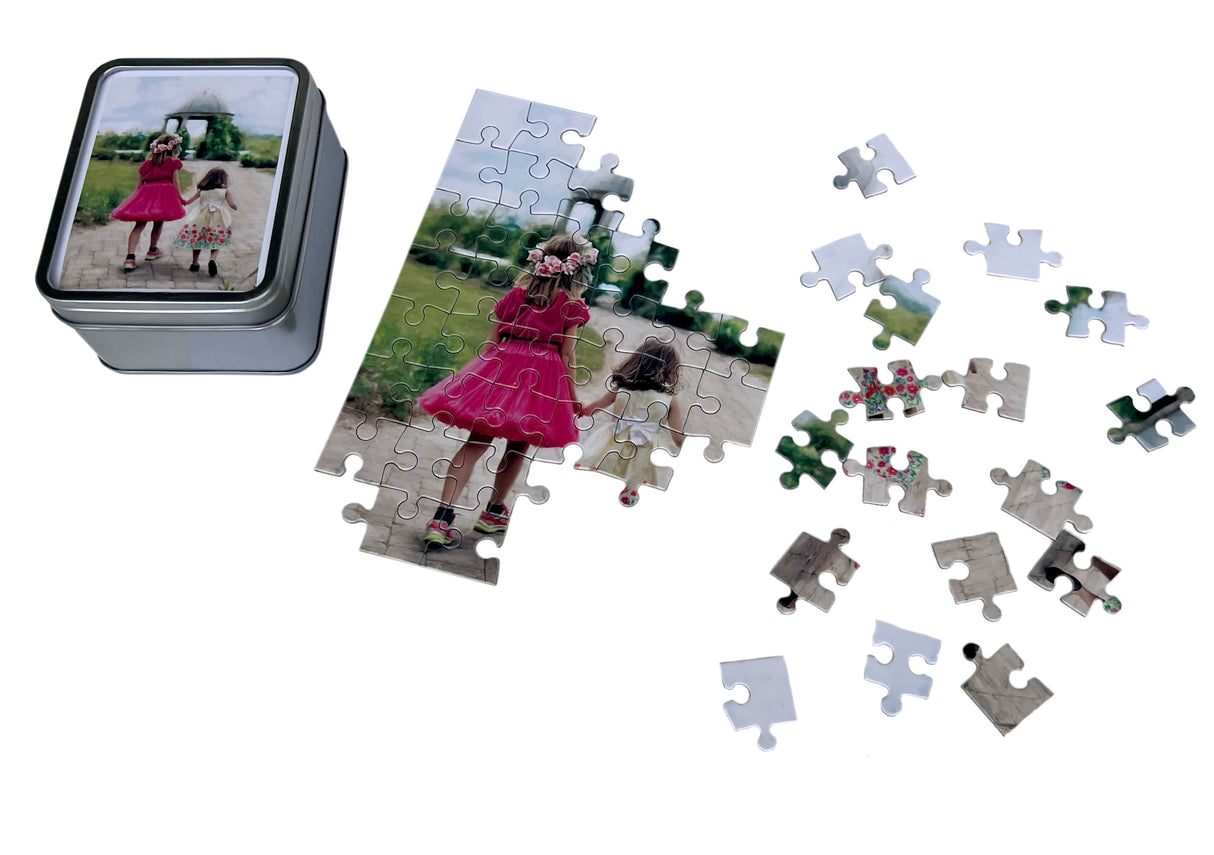 Custom 5x7 Puzzle Print - 48 Piece w/Metal Tin