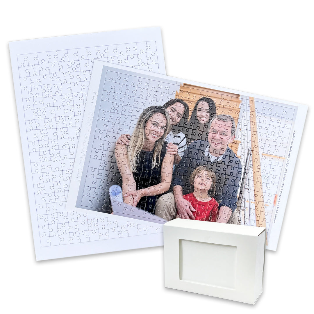 Custom 10x14 Puzzle Print - 252 Piece w/Slider Box