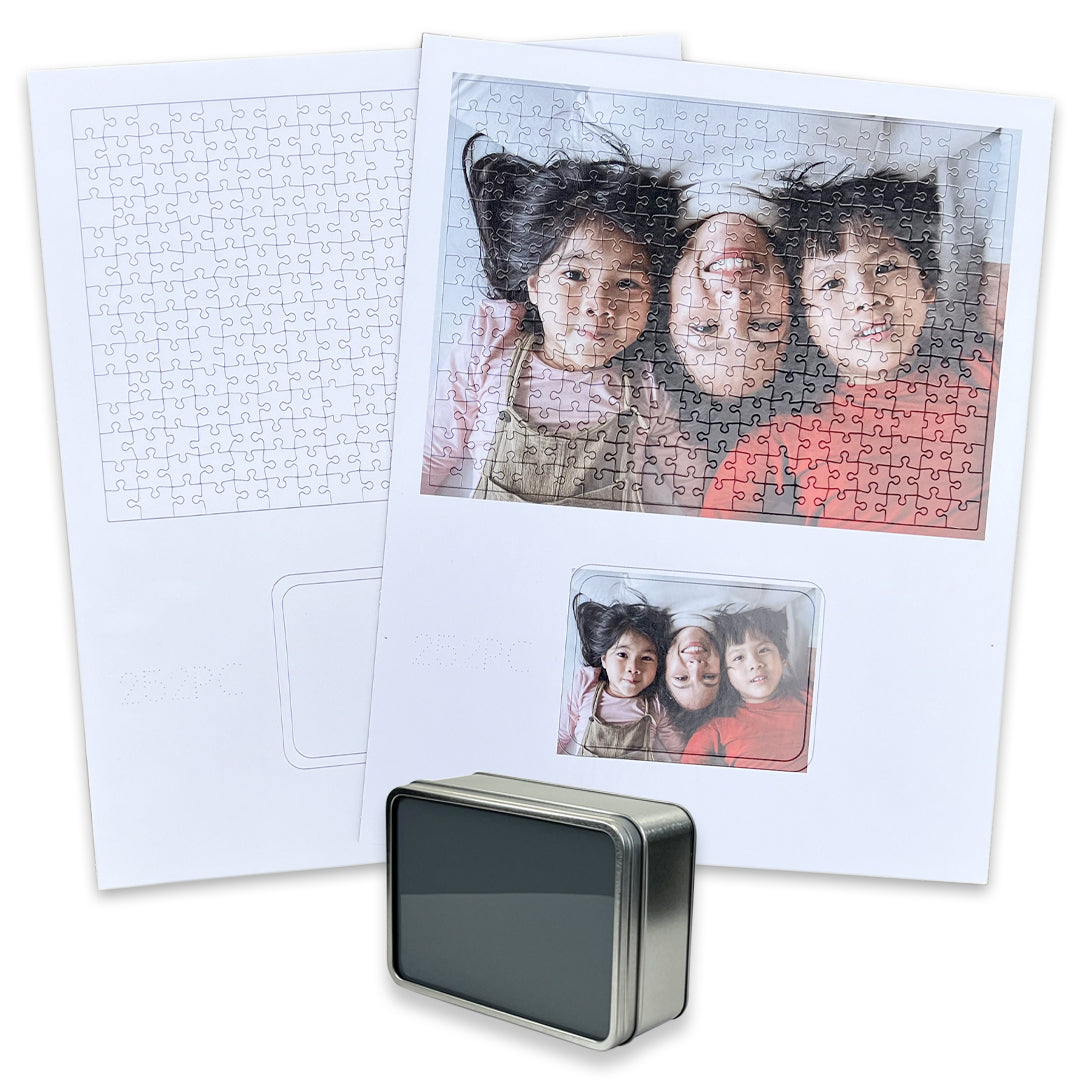 Custom 10x14 Puzzle Print - 252 Piece w/Metal Tin