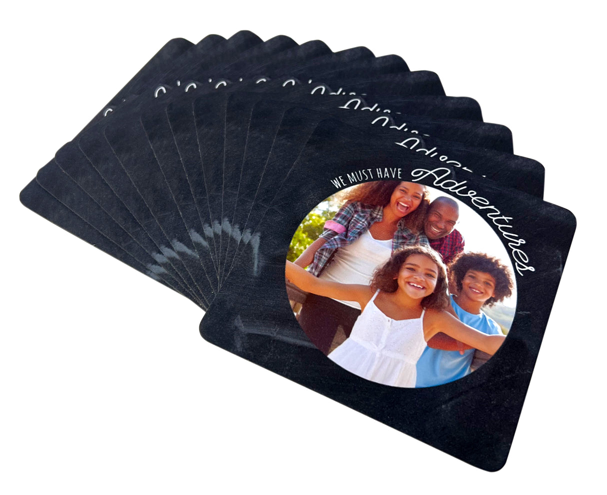 Custom Square Coasters - 12-UP