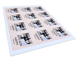 Custom Square Coasters - 12-UP