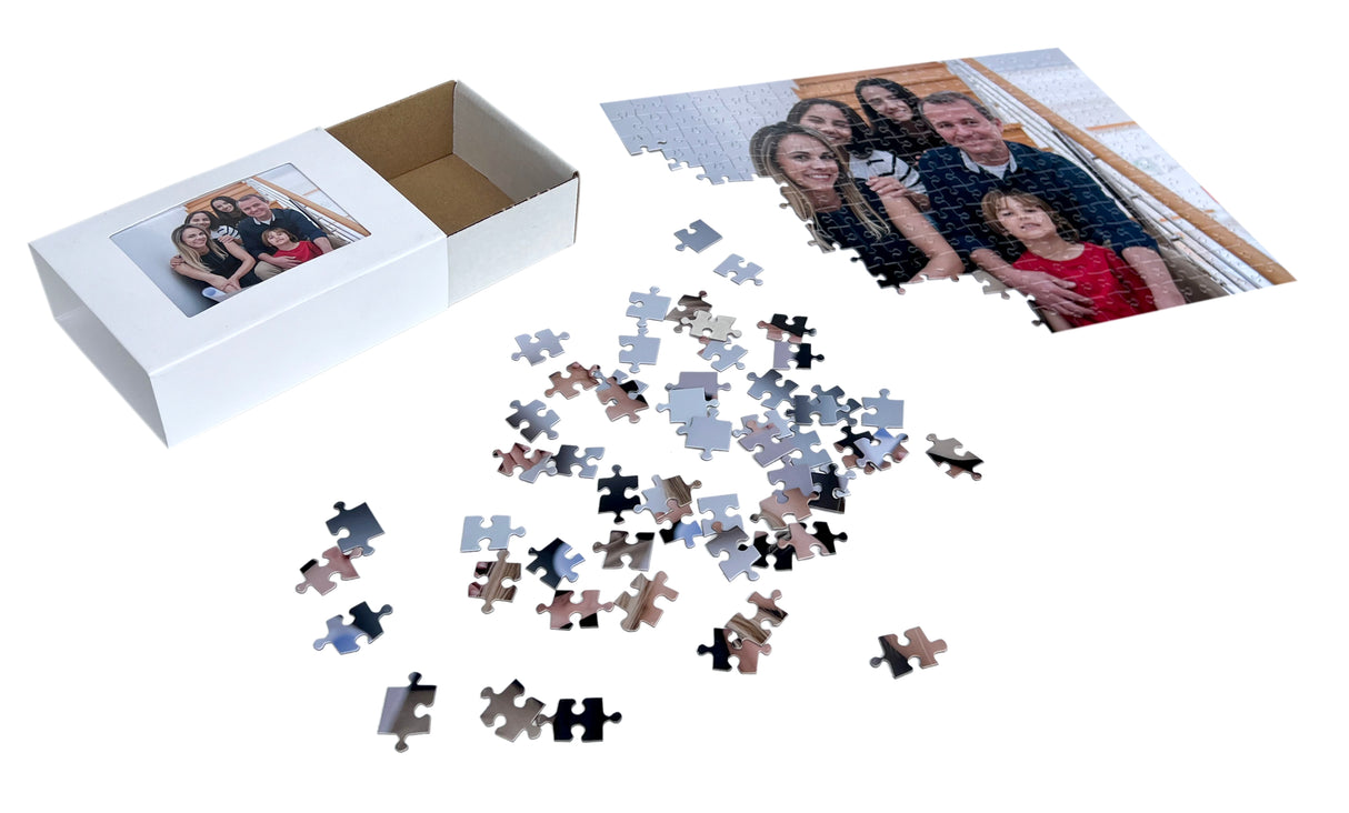 Custom 10x14 Puzzle Print - 252 Piece w/Slider Box