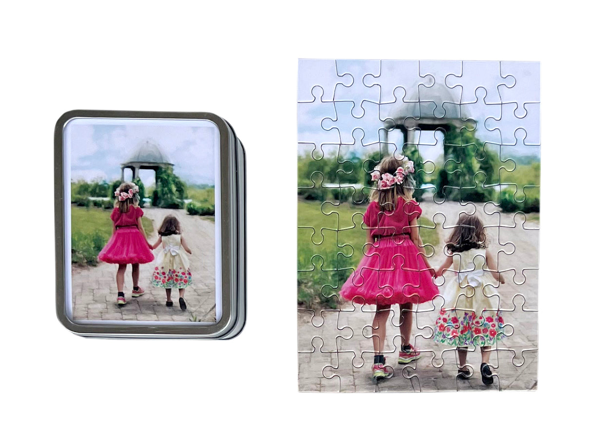 Custom 5x7 Puzzle Print - 48 Piece w/Metal Tin